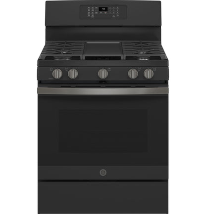 GE® 30" Free-Standing Gas Convection Range with No Preheat Air Fry
