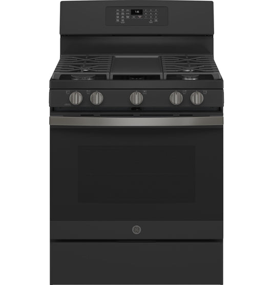 GE® 30" Free-Standing Gas Convection Range with No Preheat Air Fry
