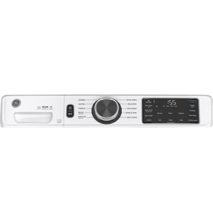 GFW550SSNWW GE® ENERGY STAR 4.8 cu. ft. Capacity Smart Front Load ® Washer with UltraFresh Vent System with OdorBlock™ and Sanitize w/Oxi