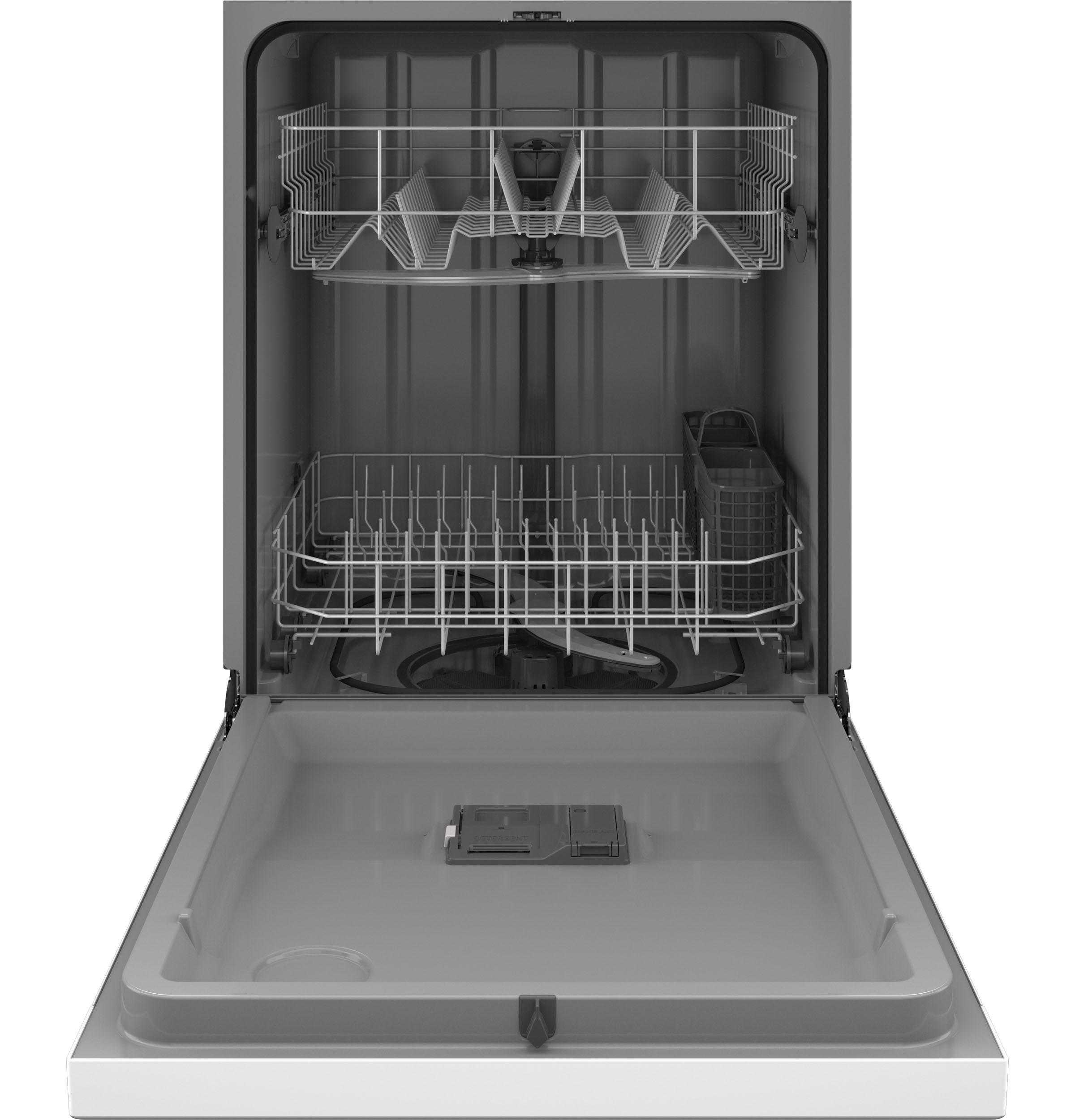 GDF511PGRWW GE® ENERGY STAR® Dishwasher with Front Controls with Power Cord