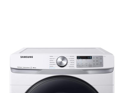 Samsung DVG50R8500W 7.5 cu. ft. Smart Gas Dryer with Steam Sanitize+ in White