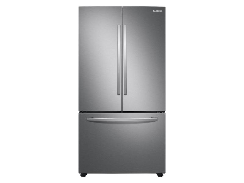 28 cu. ft. Large Capacity 3-Door French Door Refrigerator with AutoFill Water Pitcher in Stainless Steel