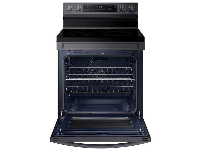 Samsung NE63A6511SG 6.3 cu.ft.Smart Freestanding Electric Range with No-Preheat Air Fry & Convection in Black Stainless Steel