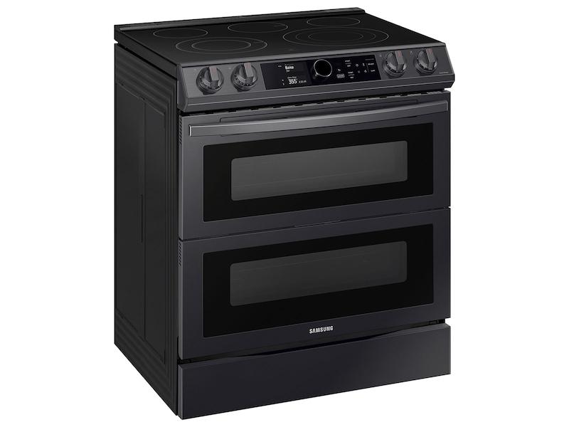 Samsung - 6.3 Cu. ft. Smart Freestanding Electric Range with Flex Duo , No-Preheat Air Fry & Griddle - Stainless Steel