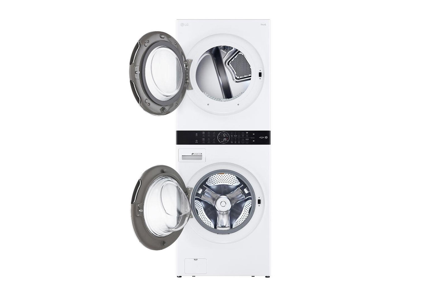Lg WKGX201HWA Single Unit Front Load LG WashTower™ with Center Control™ 4.5 cu. ft. Washer and 7.4 cu. ft. Gas Dryer