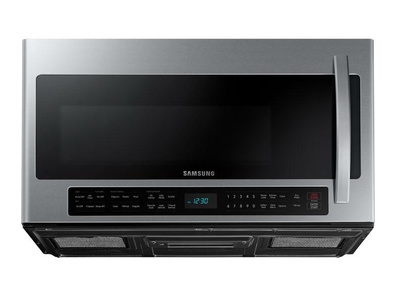 Samsung 2.1 cu. ft. Over-the-Range Microwave with Sensor Cooking in Fingerprint Resistant Stainless Steel