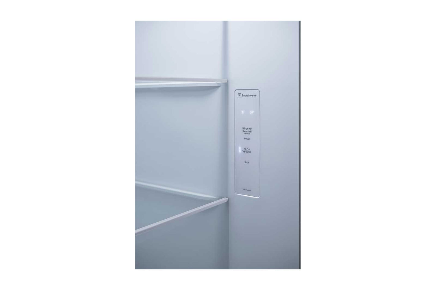 27 cu. ft. Side-by-Side Refrigerator with Smooth Touch Ice Dispenser