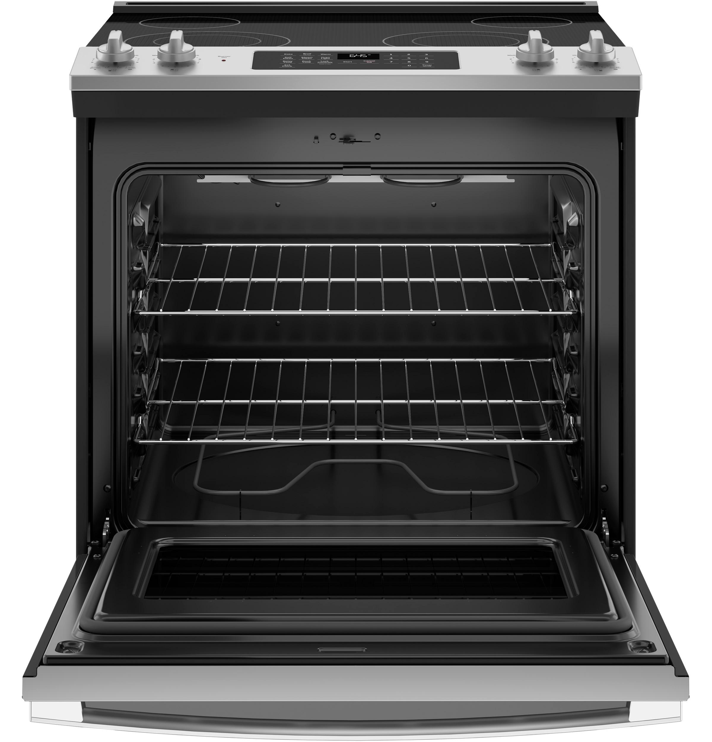 GE® 30" Slide-In Electric Range