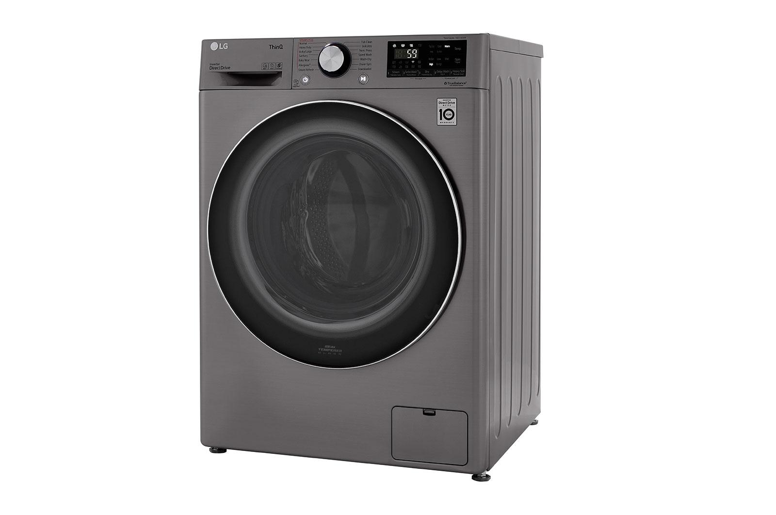 Lg 2.4 cu.ft. Smart wi-fi Enabled Compact Front Load All-In-One Washer/Dryer Combo with Built-In Intelligence