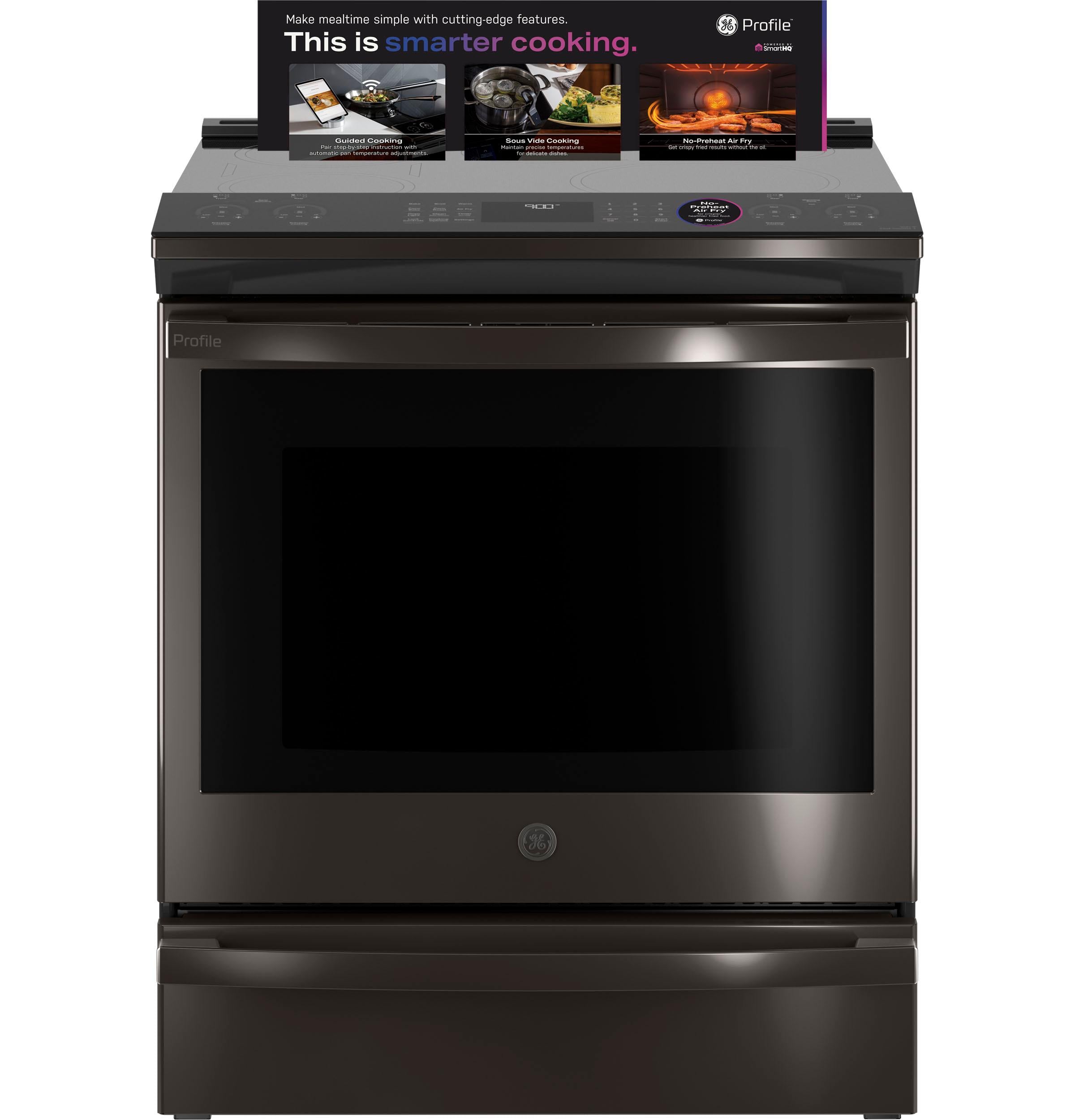 GE Profile™ 30" Smart Slide-In Front-Control Induction and Convection Range with No Preheat Air Fry