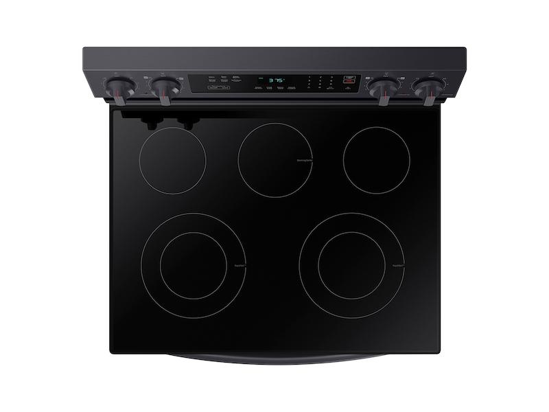 Samsung NE63A6311SG 6.3 cu. ft. Smart Freestanding Electric Range with Rapid Boil™ & Self Clean in Black Stainless Steel