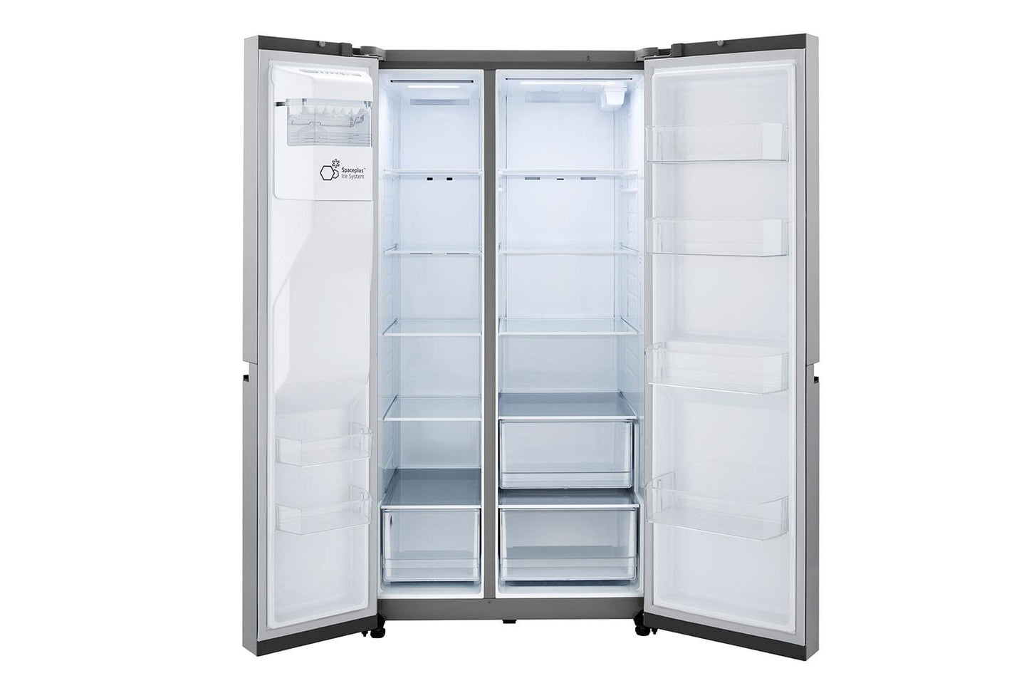 Lg LRSXC2306V 23 cu. ft. Side-by-Side Counter-Depth Refrigerator with Smooth Touch Dispenser