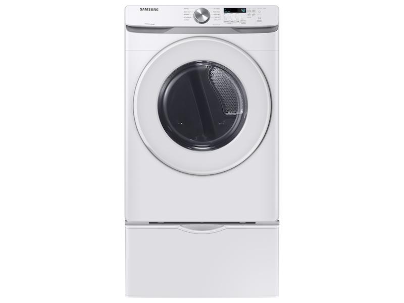 Samsung 7.5 cu. ft. Electric Long Vent Dryer with Sensor Dry in White