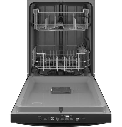 GDT550PGRBB GE® ENERGY STAR® Top Control with Plastic Interior Dishwasher with Sanitize Cycle & Dry Boost