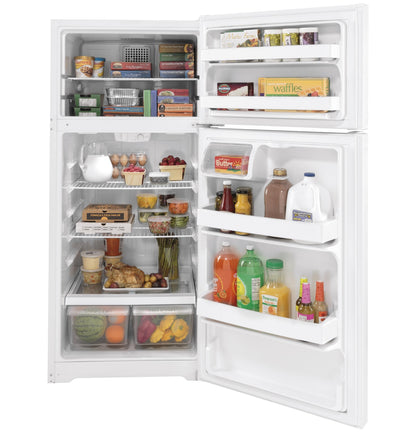 GTE17DTNRWW GE® ENERGY STAR® 16.6 Cu. Ft. Top-Freezer Refrigerator