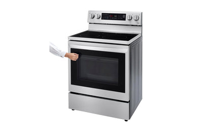Lg LREL6325F 6.3 cu. ft. Smart Wi-Fi Enabled True Convection InstaView® Electric Range with Air Fry