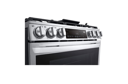 Lg LSGL6337F 6.3 cu. ft. Smart Gas Slide-in Range with InstaView® ProBake Convection®, Air Fry, and Air Sous Vide