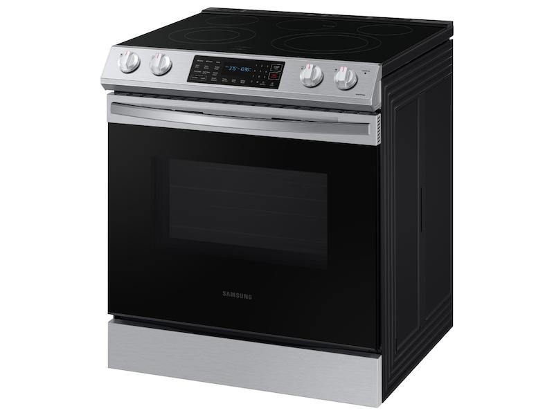 6.3 cu. ft. Smart Slide-in Electric Range with Convection in Stainless Steel