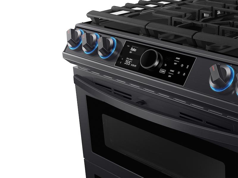 Samsung 6.0 cu ft. Smart Slide-in Gas Range with Flex Duo™, Smart Dial