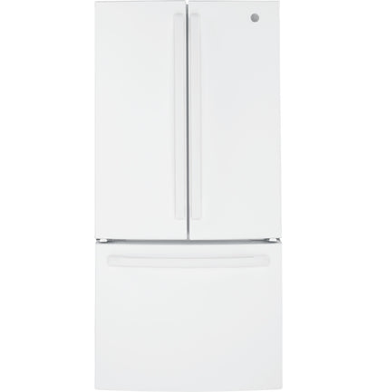 GWE19JGLWW GE® ENERGY STAR® 18.6 Cu. Ft. Counter-Depth French-Door Refrigerator