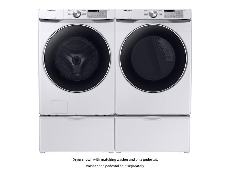 Samsung DVE45T6200W 7.5 cu. ft. Electric Dryer with Steam Sanitize+ in White