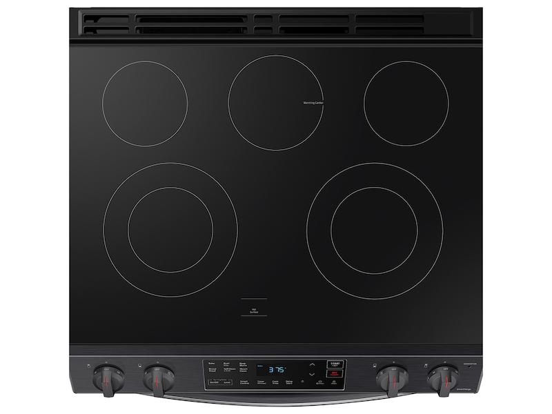 6.3 cu. ft. Smart Slide-in Electric Range in Black Stainless Steel