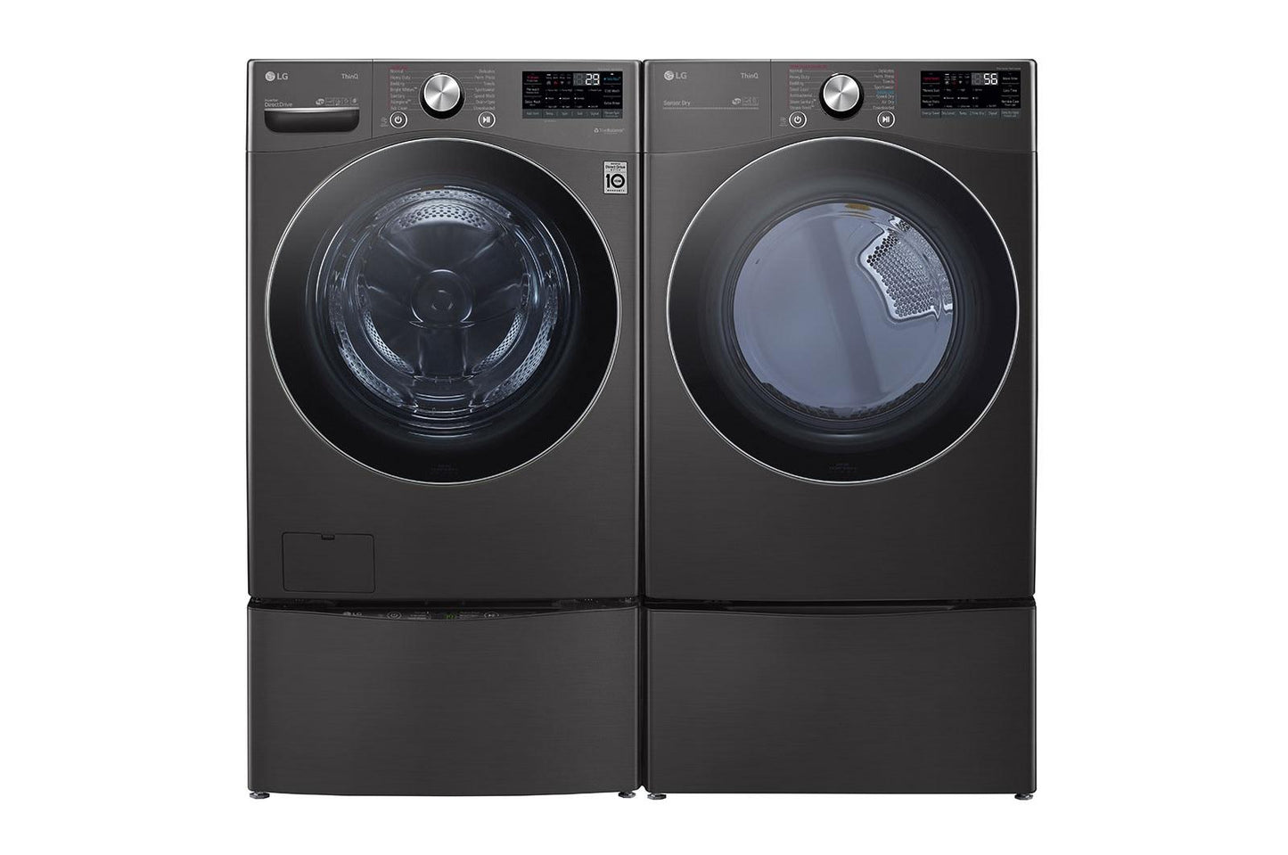 Lg DLGX4201B 7.4 cu. ft. Ultra Large Capacity Smart Wi-Fi Enabled Front Load Gas Dryer with TurboSteam™ and Built-In Intelligence