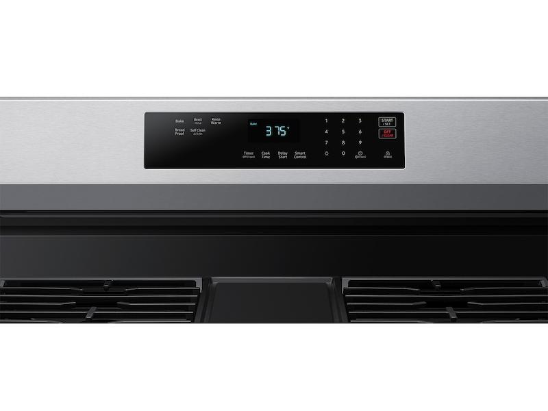 Samsung NX60A6311SS 6.0 cu. ft. Smart Freestanding Gas Range with 18K BTU Dual Power Burner & Self Clean in Stainless Steel