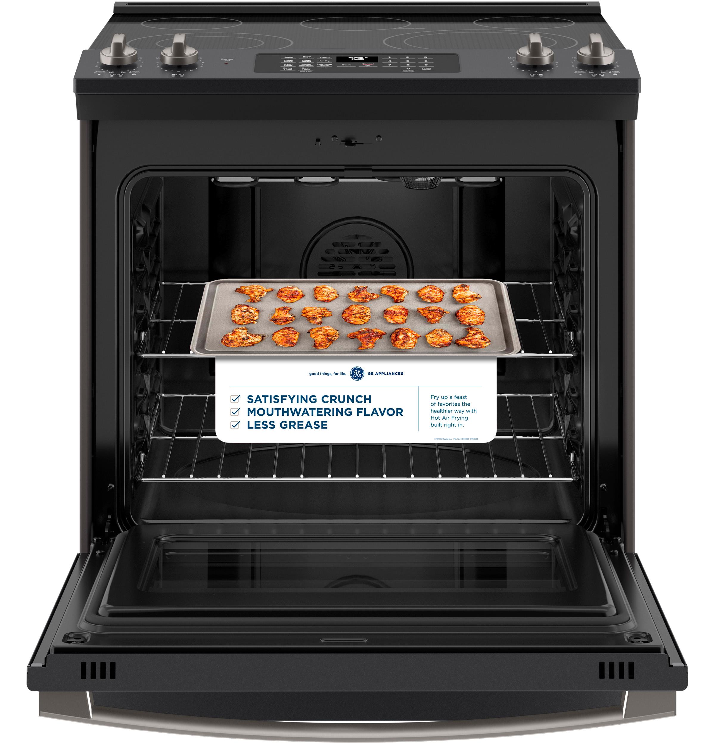 GE® 30" Slide-In Electric Convection Range with No Preheat Air Fry