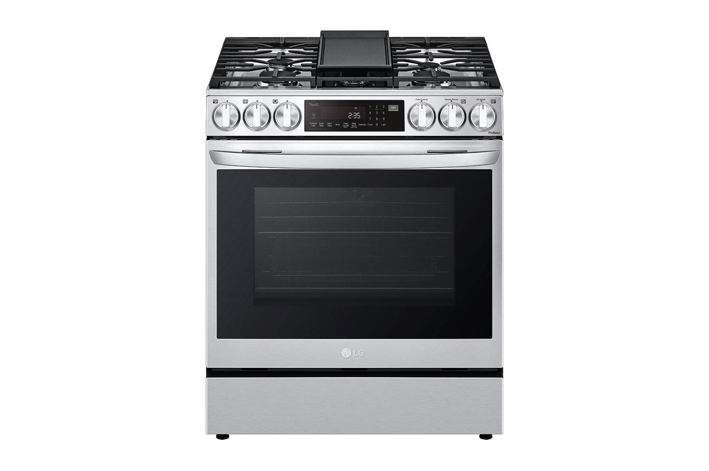 Lg LSGL6335F 6.3 cu ft. Smart Wi-Fi Enabled ProBake Convection® InstaView® Gas Slide-In Range with Air Fry