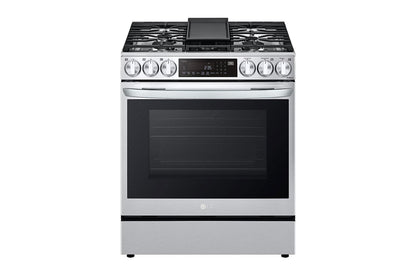 Lg LSGL6335F 6.3 cu ft. Smart Wi-Fi Enabled ProBake Convection® InstaView® Gas Slide-In Range with Air Fry