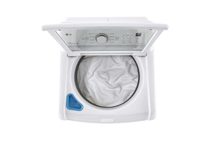 Lg WT7000CW 4.5 cu. ft. Ultra Large Capacity Top Load Washer with Impeller & TurboDrum™ Technology
