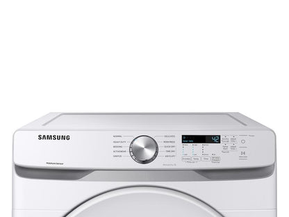 Samsung DVG45T6000W 7.5 cu. ft. Gas Dryer with Sensor Dry in White