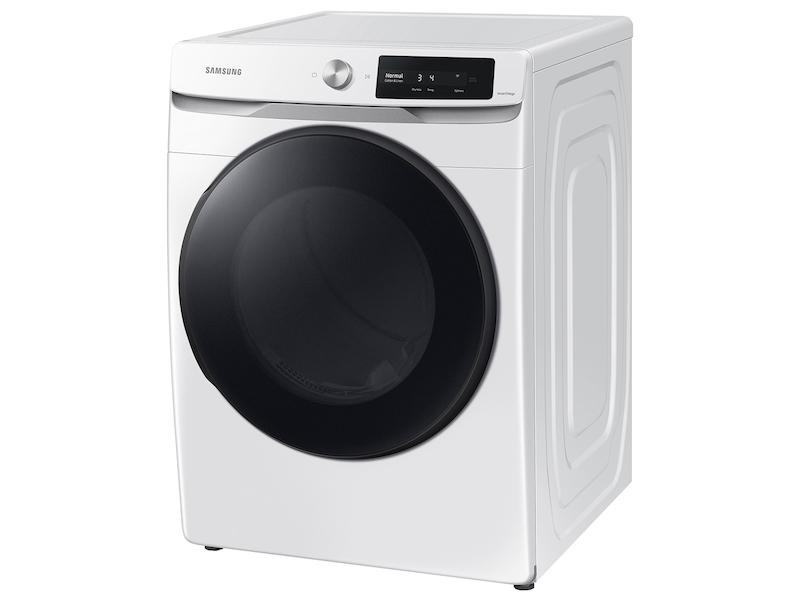 Samsung 7.5 cu. ft. Smart Dial Gas Dryer with Super Speed Dry in White