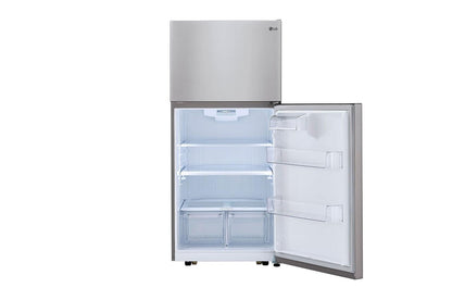 Lg LTCS20020S 20 cu. ft. 30-inch Wide Top Freezer Refrigerator - Stainless Steel