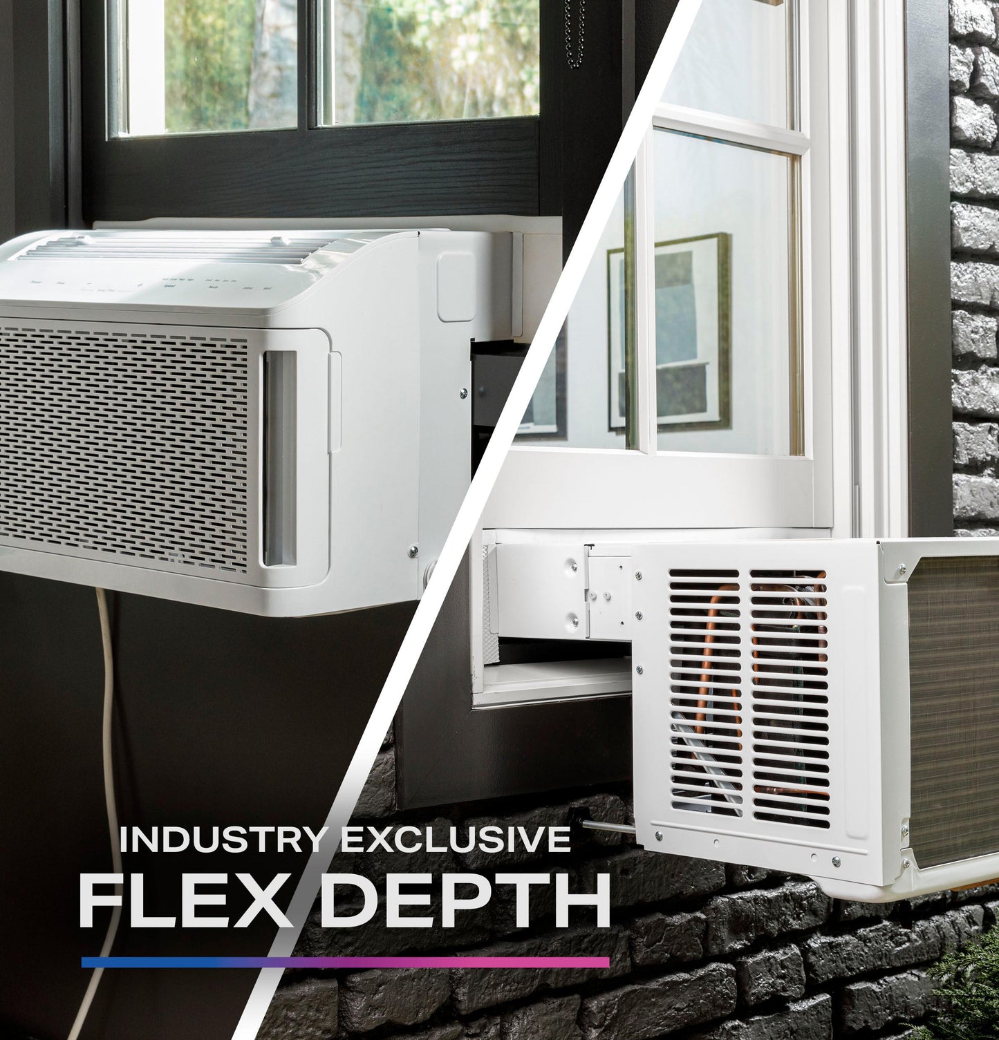 AHTT08BC GE Profile ClearView™ 8,300 BTU Smart Ultra Quiet Window Air Conditioner for Medium Rooms up to 350 sq. ft.