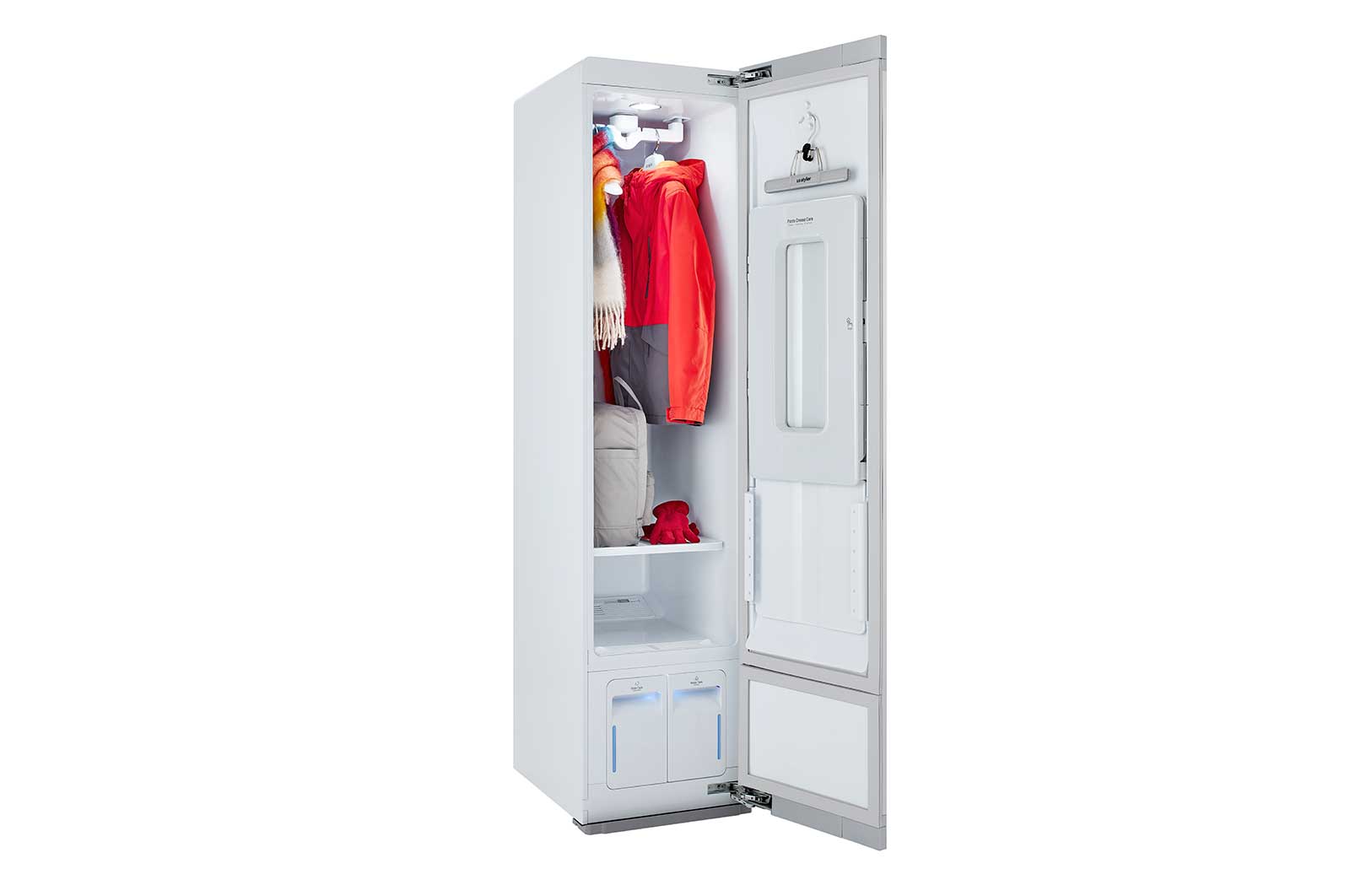 LG Styler® Smart wi-fi Enabled Steam Closet with TrueSteam® Technology and Exclusive Moving Hangers