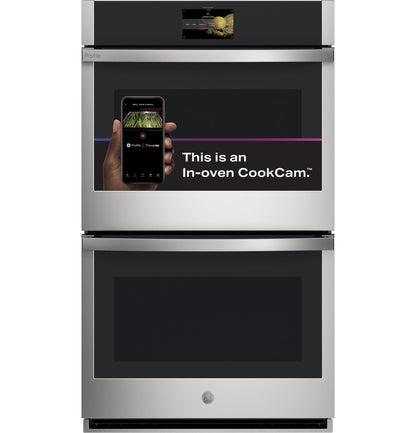 PTD9000SNSS GE Profile™ 30" Smart Built-In Convection Double Wall Oven with In-Oven Camera and No Preheat Air Fry