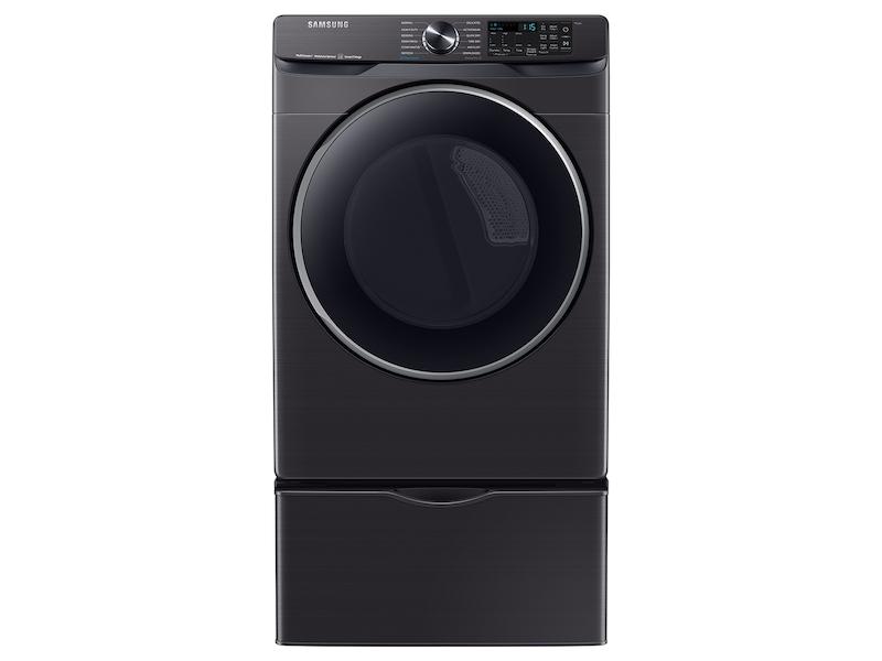 7.5 cu. ft. Smart Gas Dryer with Steam Sanitize+ in Brushed Black