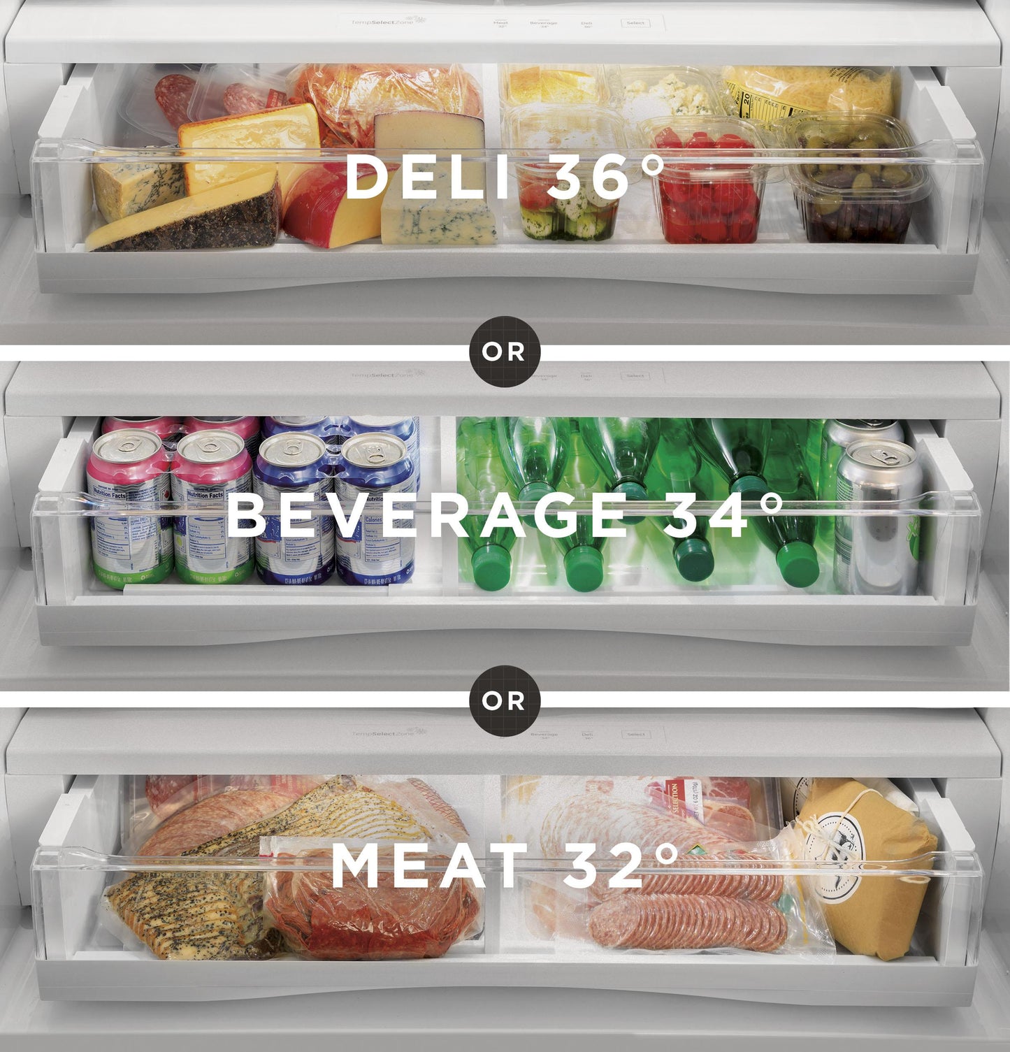 PFE28KYNFS GE Profile™ ENERGY STAR® 27.7 Cu. Ft. Fingerprint Resistant French-Door Refrigerator with Hands-Free AutoFill