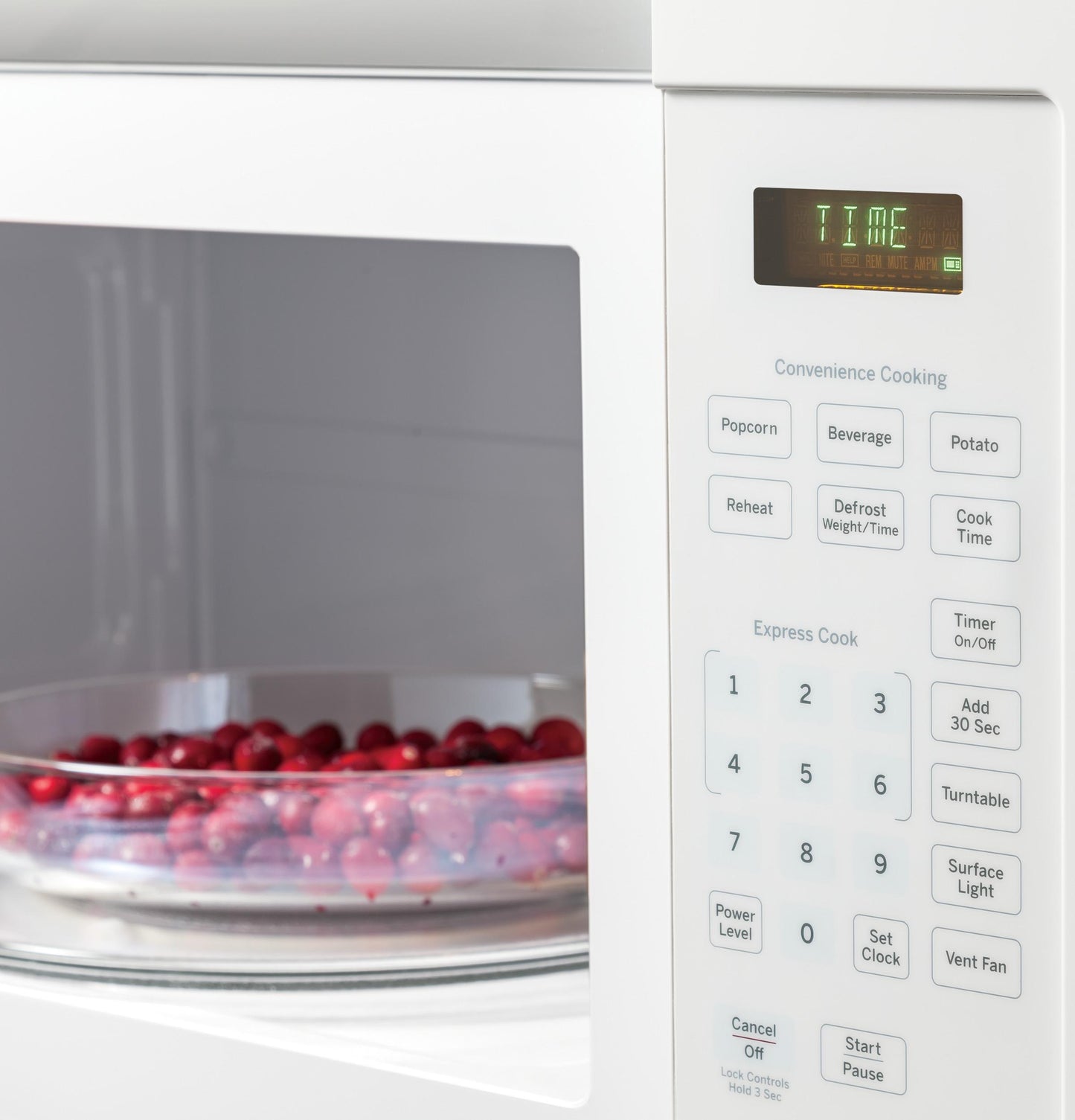 JVM3160DFWW GE® 1.6 Cu. Ft. Over-the-Range Microwave Oven