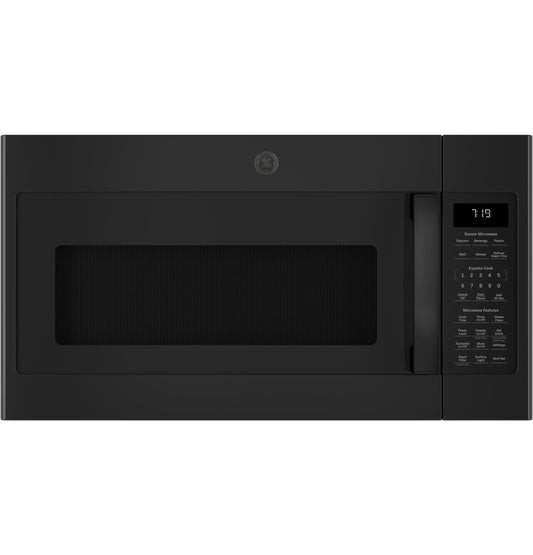 JNM7196DKBB GE® 1.9 Cu. Ft. Over-the-Range Sensor Microwave Oven with Recirculating Venting