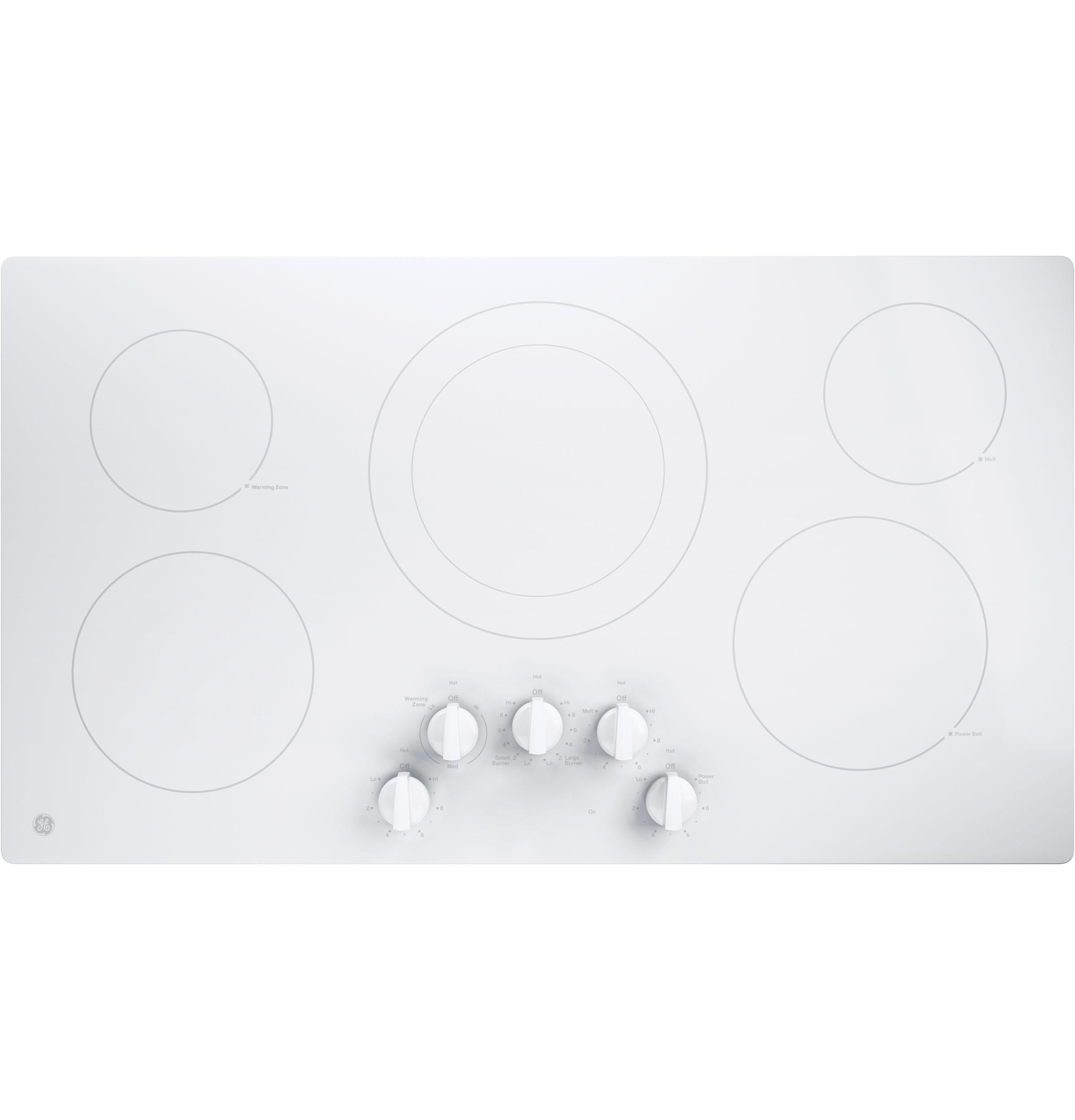 GE® 36" Built-In Knob Control Electric Cooktop