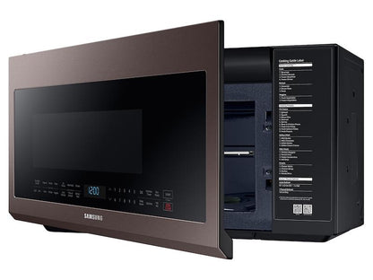 Bespoke Over-the-Range Microwave 2.1 cu. ft. with Sensor Cooking in Fingerprint Resistant Tuscan Stainless Steel