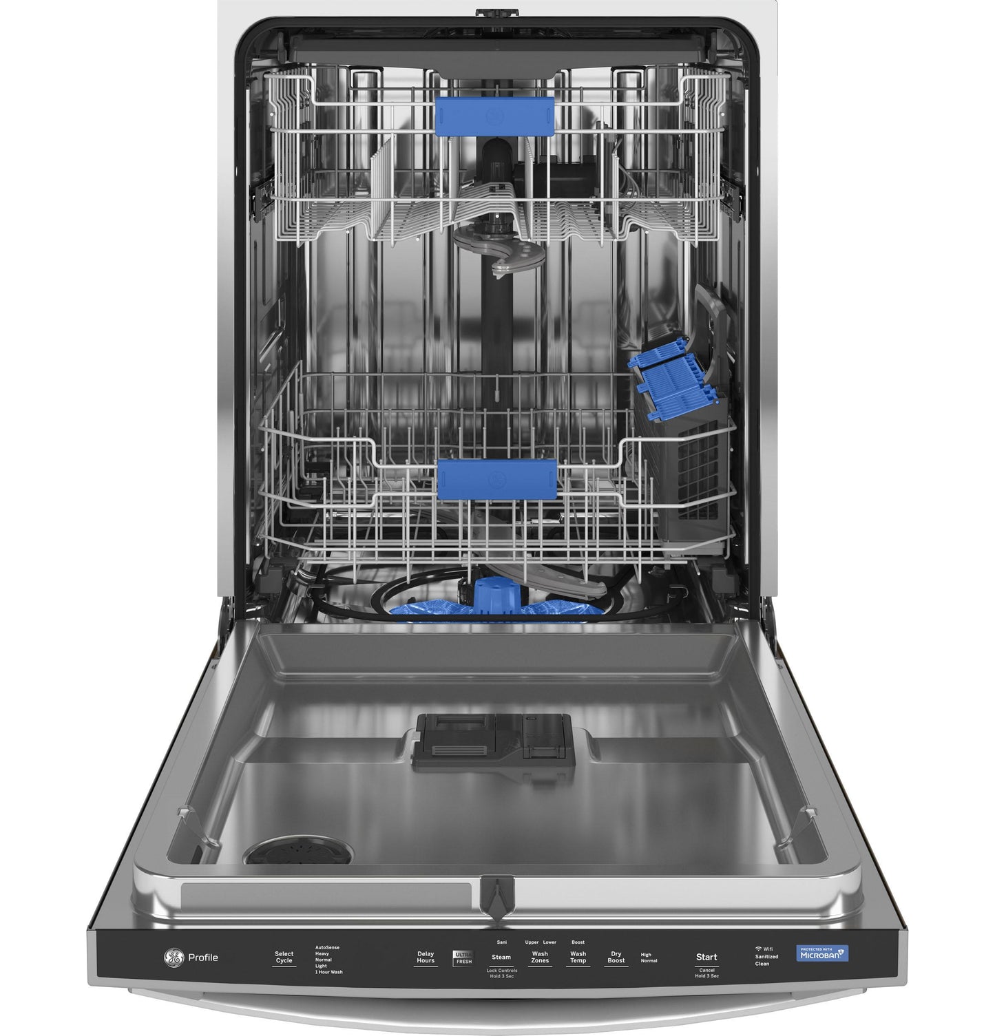 GE Profile™ ENERGY STAR® UltraFresh System Dishwasher with Stainless Steel Interior