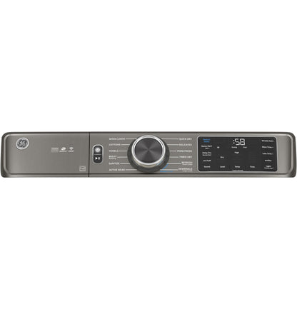 GE® 7.8 cu. ft. Capacity Smart Front Load Electric Dryer with Steam and Sanitize Cycle