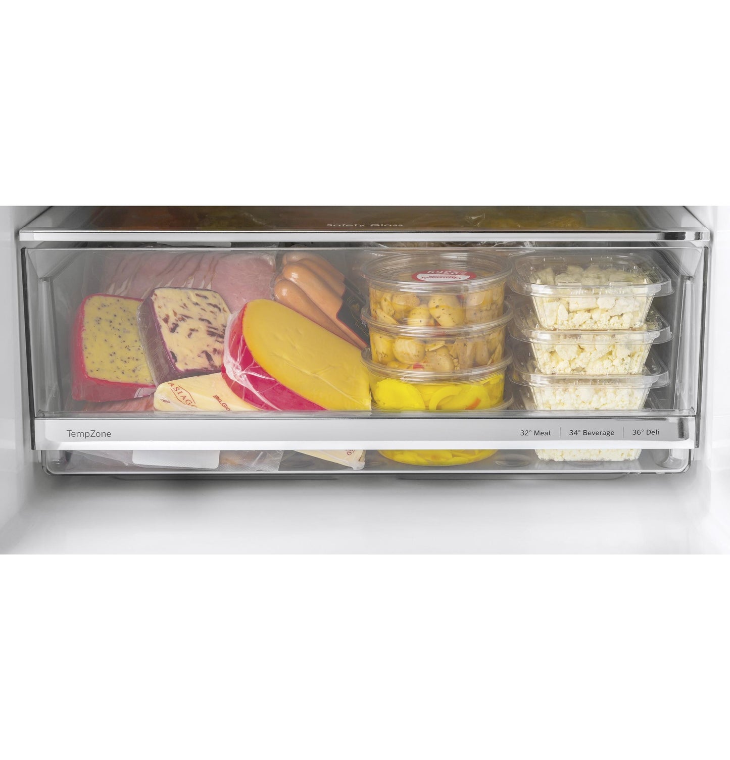 GLE12HSPSS GE® ENERGY STAR® 11.9 Cu. Ft. Bottom-Freezer Refrigerator