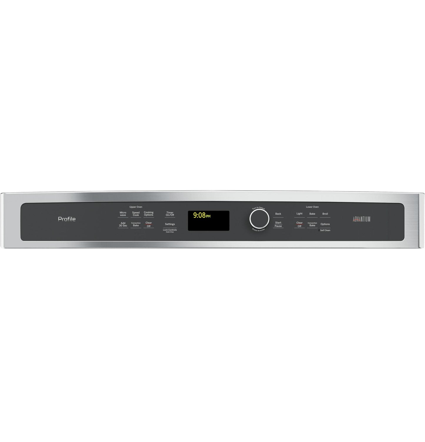 PT9800SHSS GE Profile™ 30 in. Combination Double Wall Oven with Convection and Advantium® Technology