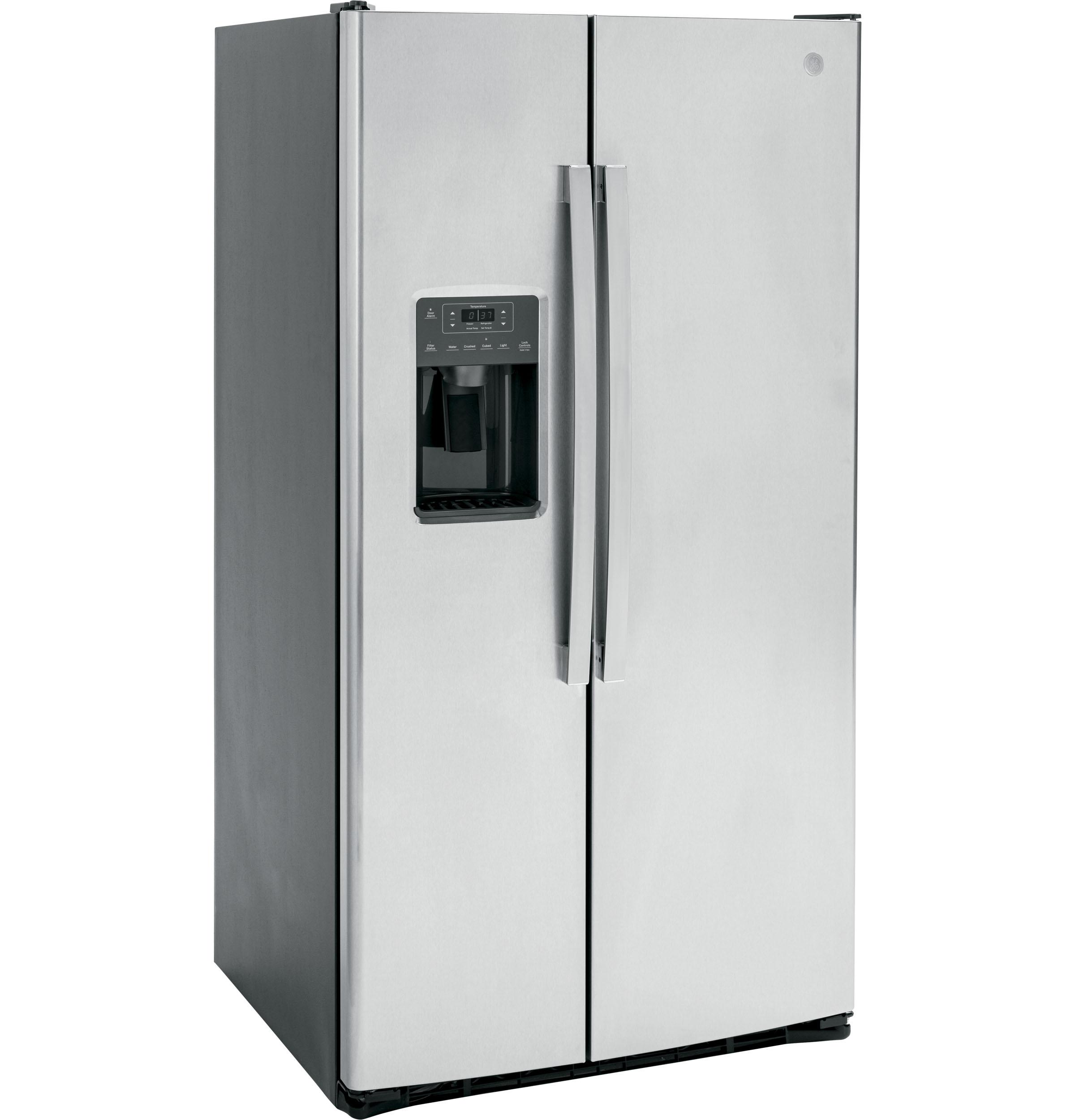 Ge 25.3 side store by side refrigerator