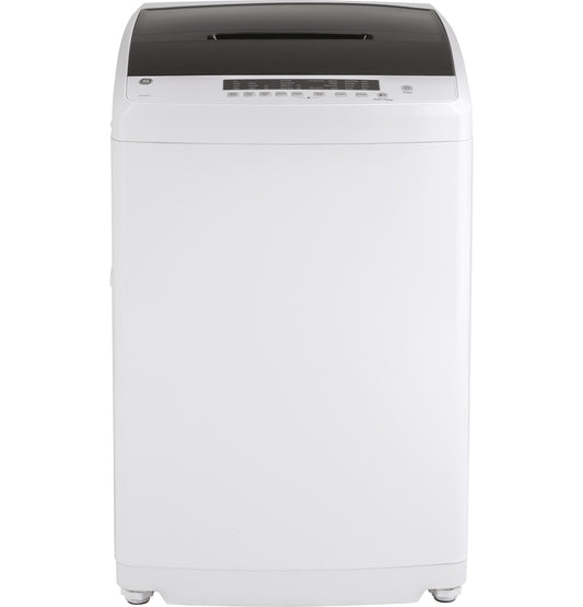 GNW128SSMWW GE® Space-Saving 2.8 cu. ft. Capacity Stationary Washer with Stainless Steel Basket